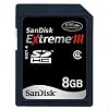 SanDisk Extreme III 8 GB Class 6 SDHC Flash Memory Card SDSDRX3-8192-A21