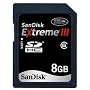 SanDisk Extreme III 8 GB Class 6 SDHC Flash Memory Card SDSDRX3-8192-A21