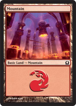 Magic: the Gathering - Mountain (265) - Return to Ravnica - Foil
