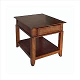 Jamaican Bay End Table with Shelf