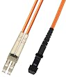 10M Multimode Duplex Fiber Optic Cable (50/125) - LC to MTRJ