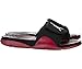 Jordan Nike Men's Hydro 4 Black/White/Gym Red Sandal 9 Men US