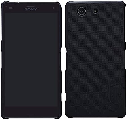 Funnyjoe Super Matte Shield Cover High Quality Case for Sony Xperia Z3 Compact with Hd Screen Protector (Black)