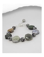 Jasper Bracelet In Brass