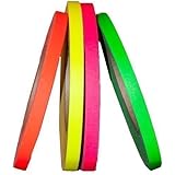 Devek Neon Spike Tape Rainbow Pack 1/2 Inch X 45 Yards