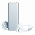Apple 3rd Generation 4GB iPod Shuffle - Silver (MB867LL/B)