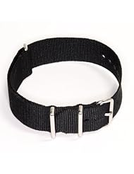 Black Strap in 20mm Nylon G10 MoD Military Watch Band