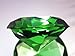 Tripact 100mm Emerald Crystal Diamond Jewel Paperweight 4 inch