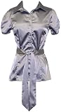 Satin Tie Top Button-Down