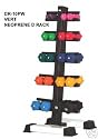 10 Pair Neoprene Dumbbell with Rack