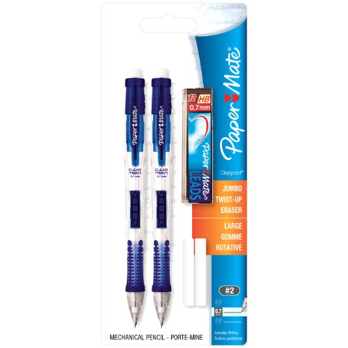 Paper Mate ClearPoint 0.7mm Mechanical Pencil Starter Set, Assorted Colors