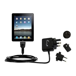 International Wall Home AC Charger for the Apple iPad Tablet Computer - uses Gomadic TipExchange Technology