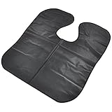 Homgaty Hairdressers Barber Cape Magnetic Collar For Haircut Dye Washing Black