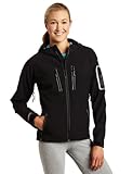 IMAGE OF Baffin Women's Soft Shell Hooded Jacket,Black,Large