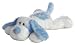 Aurora World Lying Scruffy 13" Plush Dog (Blue)
