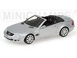 Review Minichamps 400036130 / Mercedes-Benz SL Class Convertible (2006) in Silver (1:43 scale) Diecast Model Car