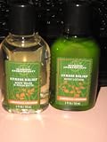 Bath & Body Works Lemongrass Cardamom Stress Relief Body Wash & Lotion Set ~ 2 oz. each