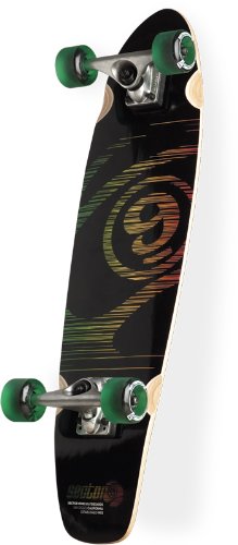 Sector 9 Subtraction Complete Mini Longboard - Rasta - Grip Tape Top - 31.75in x 8.25in