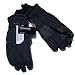 wattierte Herren Thermohandschuhe mit griffigen Handfl�chen (3M 40g Thinsulate Isolierung) Medium / Large,Schwarz