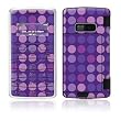 Big Dots Purple Design Protective Skin Decal Sticker for LG enV2 VX9100 Cell Phone