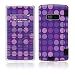 Big Dots Purple Design Protective Skin Decal Cover for LG enV2 VX9100 Cell Phone