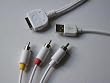 SNY AV3GUSB Composite Audio Video AV Cable with USB for Apple iPhone 3G, iPod Touch 1G, iPod Classic and iPod nano 3G, White