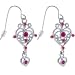 Passionate Pink ECELCTIC HEART Earrings