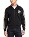adidas Men's Adi Hooded Flock Track Top , Black/ Metallic Gold, Medium