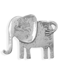 Genuine Elegante Individual Pendant. Oxidized Elephant Pin/Pendant. 100% Satisfaction Guaranteed.