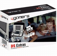 Childrens Toyshop  Video Games : Nintendo DS Bundle (Inc carry case, game holder, car charger, replacement stylus, 2 x screen protectors, emergency charger and headphones)