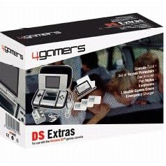 Nintendo DS Bundle (Inc carry case, game holder, car charger, replacement stylus, 2 x screen protectors, emergency charger and headphones)