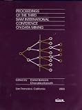 Proceedings of the Third SIAM International Conference on Data Mining (Proceedings in Applied Mathematics 112)