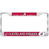 Cleveland Indians MLB Chrome License Plate Frame