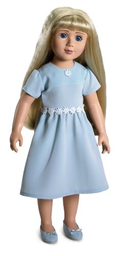 Buy Isabella ~ 18″ Slim all vinyl Fairy Doll with Closing Blue Eyes, Blonde Long Hair ~ Lovely Easter Gift