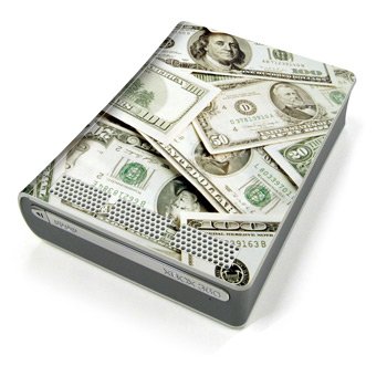 Benjamins Design Xbox 360 HD DVD Decorative Protector Skin Decal Sticker