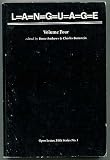 L=A=N=G=U=A=G=E -- Volume Four / Open Letter, Fifth Series No. 1