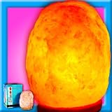 Ionizing Salt Table Lamps Handicraft 14~17 Lbs