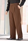 Kings' Court Tonal Solid Double Pleated Pants