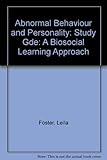 Abnormal behavior and personality : a biosocial learning approach