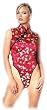 Sexy Oriental Butterfly Brocade Mandarin Thong Teddy Lingerie - Fun Geisha Girl Costume Lingerie Too!