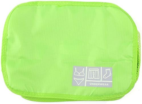 EzDeal Women Portable Travel Drawer Dividers Closet Organizers Waterproof Bra Underwear Storage Bag green