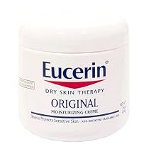 Eucerin Dry Skin Therapy Original Moisturizing Creme, 16-Ounce Jars (Pack of 2)