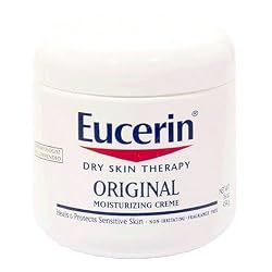 Eucerin Dry Skin Therapy Original Moisturizing Creme, 16-Ounce Jars (Pack of 2)