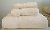 MARRIKAS Egyptian Cotton 6 Piece Towel Set CREAM