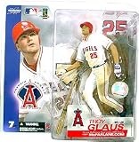 MLB Series 7 Figure: Troy Glaus in White Anaheim Angels Jersey by 
