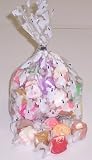 Scott's Cakes Assorted Nougat Salt Water Taffy 1/2 Pound Ghost Bag