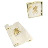 MY BLANKET by Button Corner Embroidered Boxed Gift for Boy or Girl Baby NEW