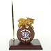 Kentucky Wildcats NCAA Mascot Desk Pen &amp; Clock Set (6.5")
