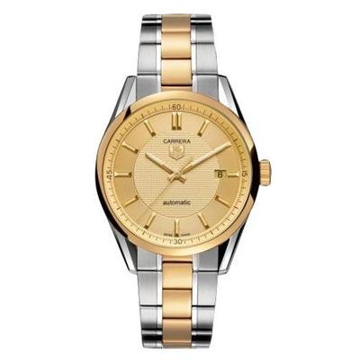 Tag Heuer Carrera WV215B.BD0788 Men's Steel & Gold Bracelet Automatic Watch With Gold Dial
