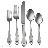 Oneida Satin Garnet 92-Piece Flatware Set, Service for 12